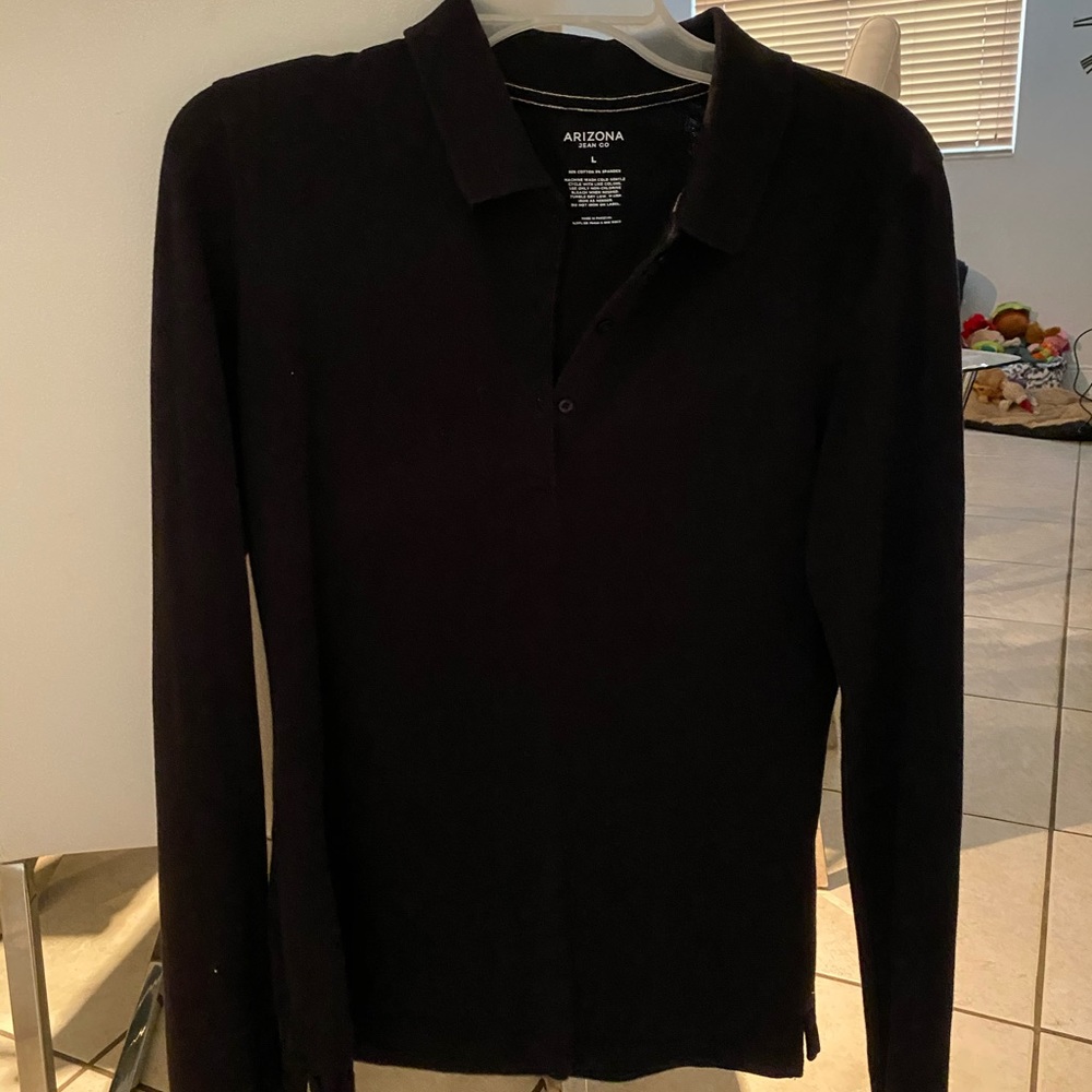 Black Uniform Polo